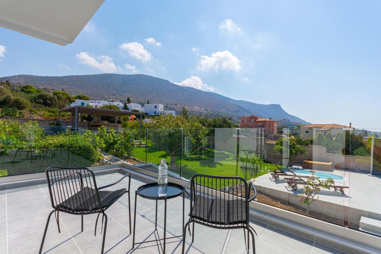 Queen'S Gem Luxury Villa - Heated Jacuzzi & Pool Hersonissos  Luaran gambar