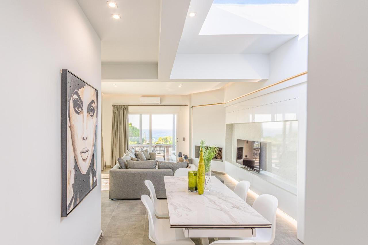 Queen'S Gem Luxury Villa - Heated Jacuzzi & Pool Hersonissos  Luaran gambar