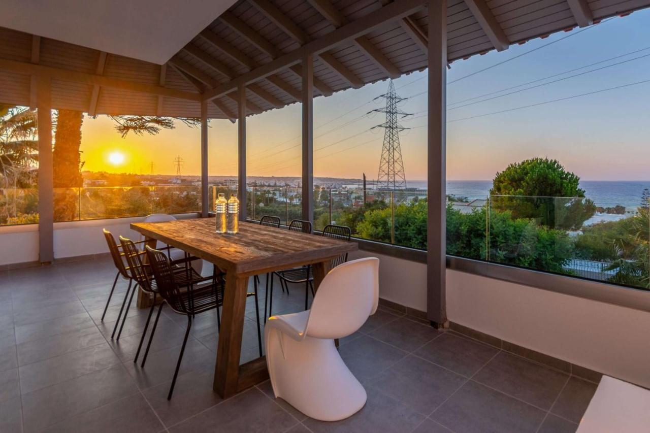 Queen'S Gem Luxury Villa - Heated Jacuzzi & Pool Hersonissos  Luaran gambar